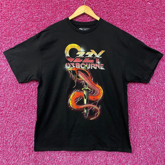 Ozzy Ozbourne Cobra Graphic Design T-Shirt XL
