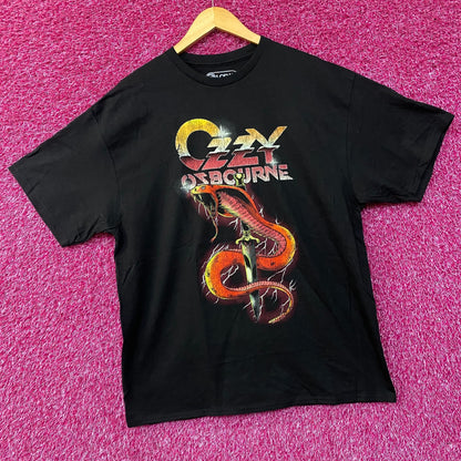 Ozzy Ozbourne Cobra Graphic Design T-Shirt XL