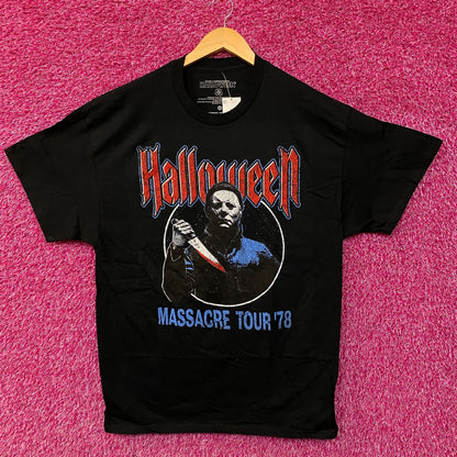 John Carpenter's Halloween Michael Myers Massacre Tour '78 Horror Graphic T-Shirt XL