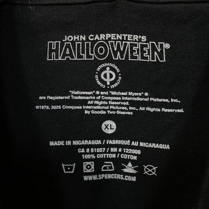 John Carpenter's Halloween Michael Myers Massacre Tour '78 Horror Graphic T-Shirt XL