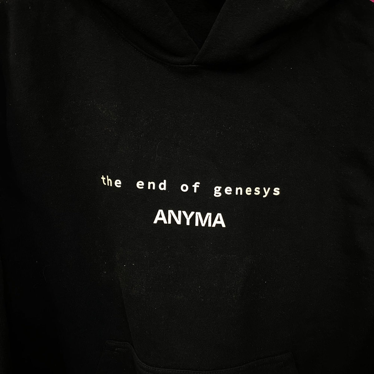 Anyma "The End of Genesys" Black Pullover Hoodie Small