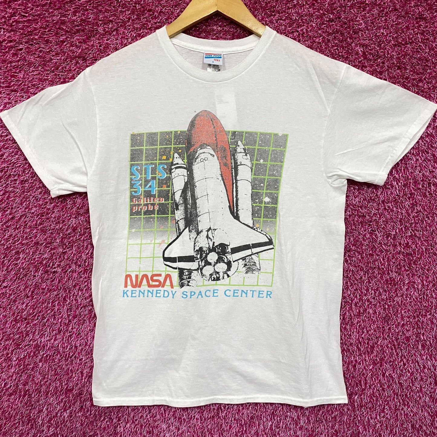 NASA STS-34 Galileo Probe Kennedy Space Center Promo Tee Small