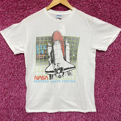 NASA STS-34 Galileo Probe Kennedy Space Center Promo Tee Small