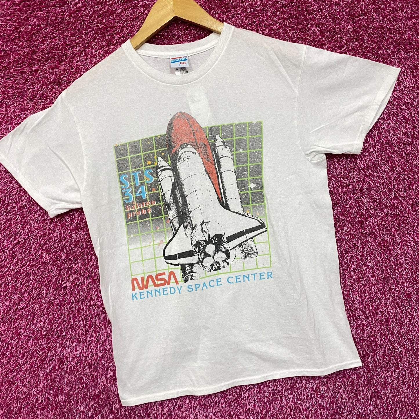 NASA STS-34 Galileo Probe Kennedy Space Center Promo Tee Small