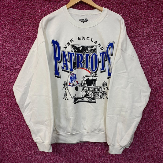 Junk Food Clothing New England Patriots Crewneck Sweatshirt XL
