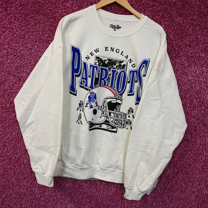 Junk Food Clothing New England Patriots Crewneck Sweatshirt XL