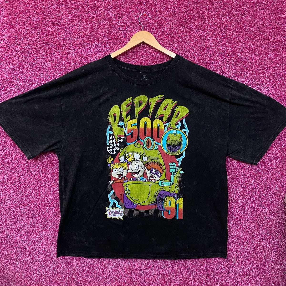 Nickelodeon Rugrats “Reptar 500” Graphic T-Shirt 3XL