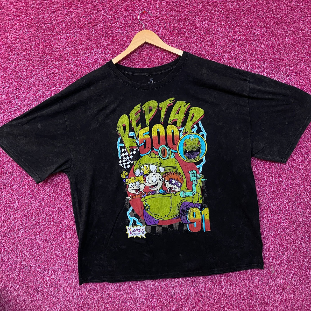 Nickelodeon Rugrats “Reptar 500” Graphic T-Shirt 3XL