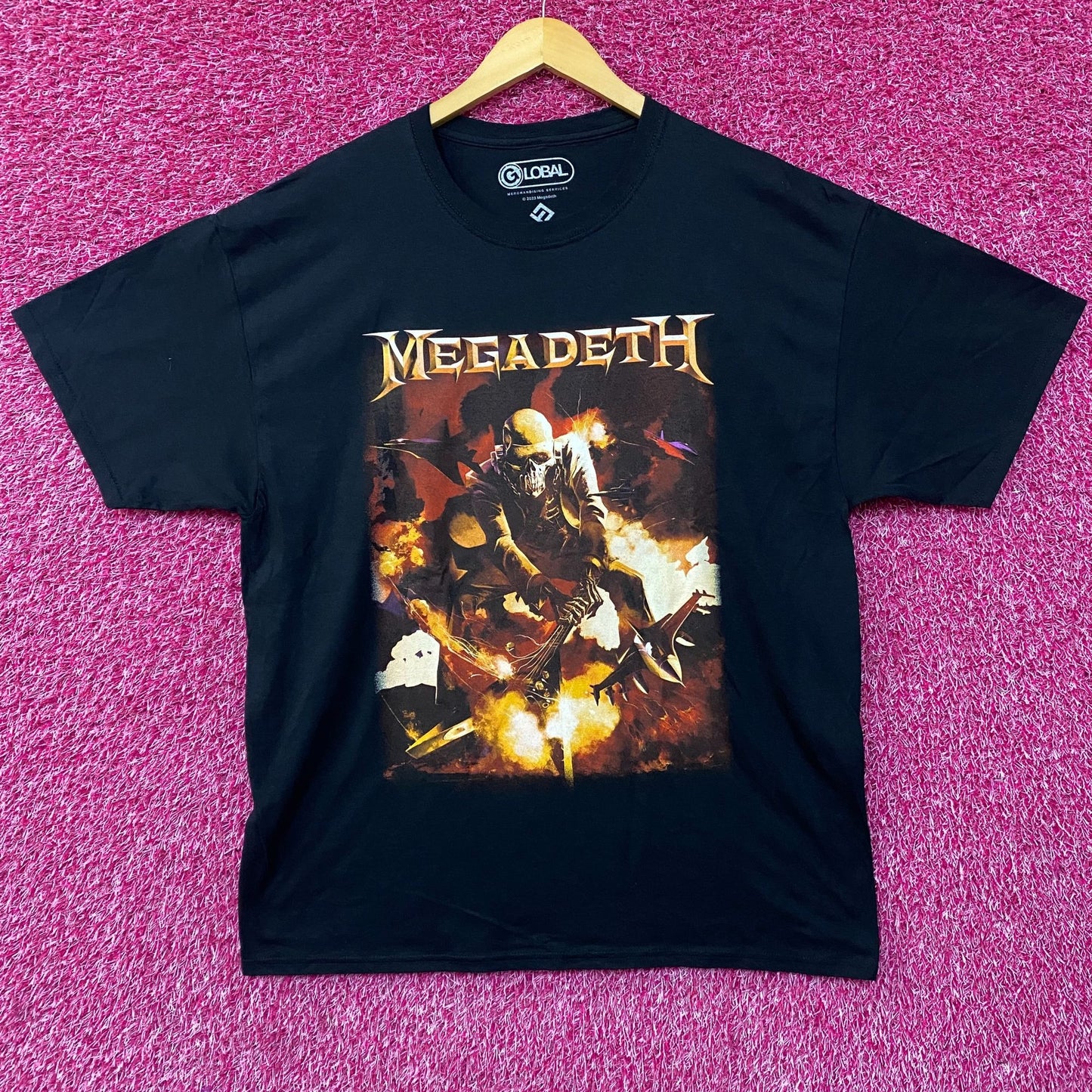 Megadeth Vic Rattlehead Thrash Metal T-Shirt XL