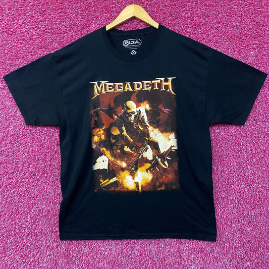 Megadeth Vic Rattlehead Thrash Metal T-Shirt XL