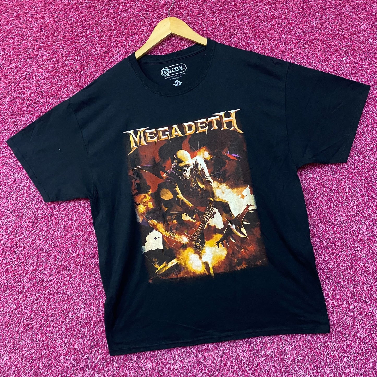 Megadeth Vic Rattlehead Thrash Metal T-Shirt XL