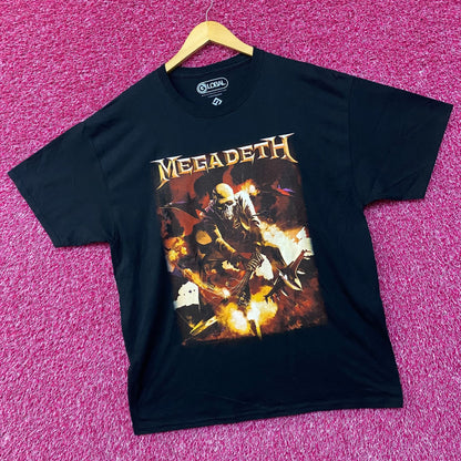 Megadeth Vic Rattlehead Thrash Metal T-Shirt XL