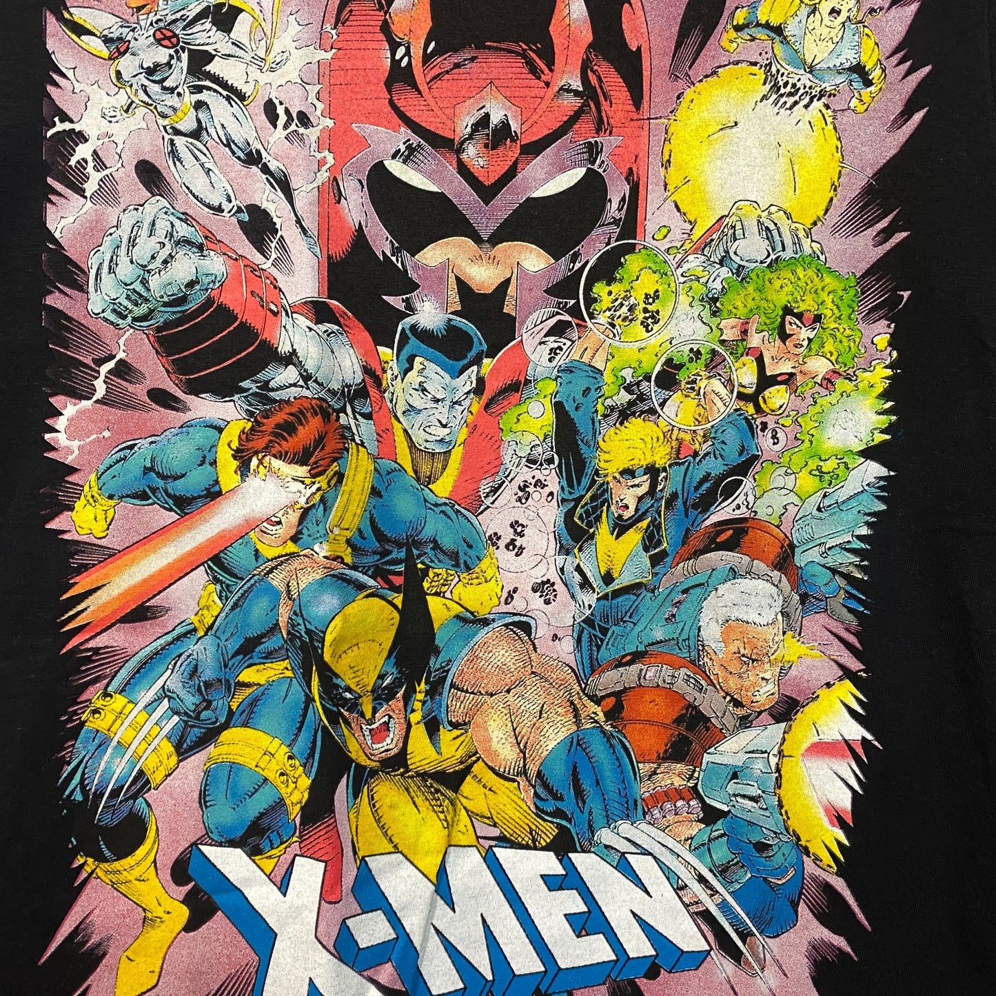 X-Men "Jump Out Team" 90's Marvel Comics T-Shirt Small