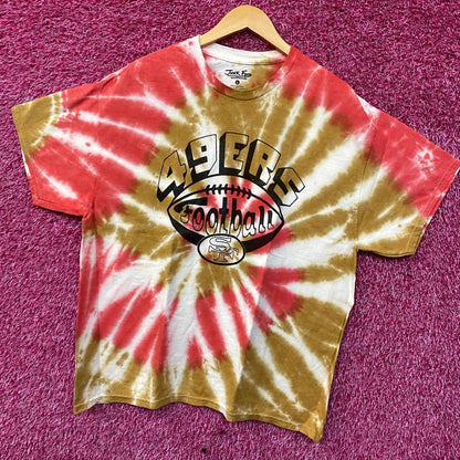 San Francisco 49ers Football Tie-Dye T-Shirt Large