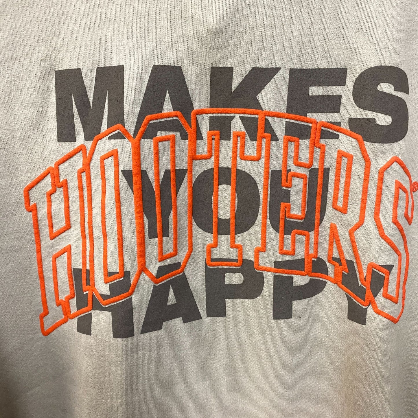 Hooters Makes You Happy Dual-Sided Hoodie Medium