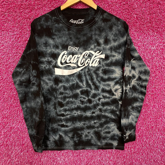 Enjoy Coca-Cola Promo Long Sleeve Tie Dye T-Shirt Small
