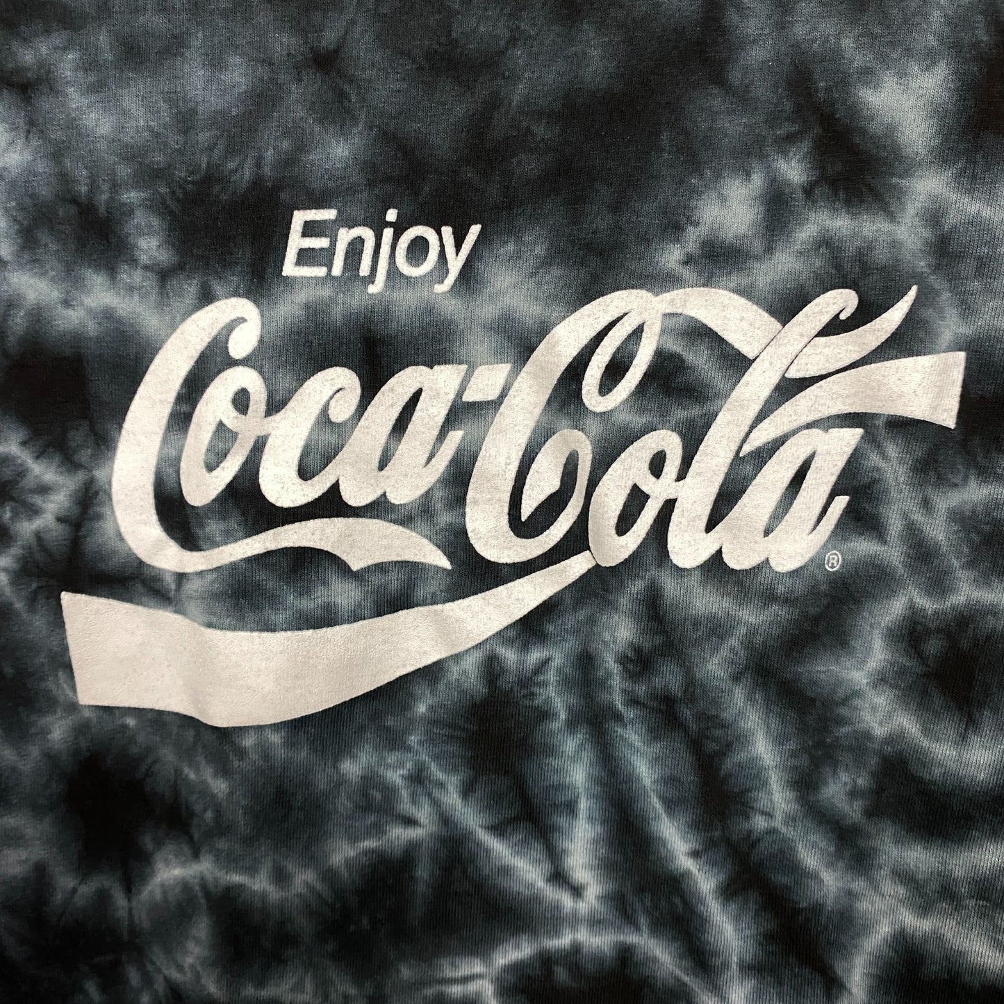 Enjoy Coca-Cola Promo Long Sleeve Tie Dye T-Shirt Small