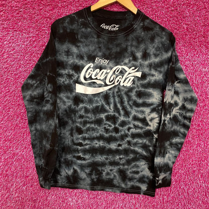 Enjoy Coca-Cola Promo Long Sleeve Tie Dye T-Shirt Small