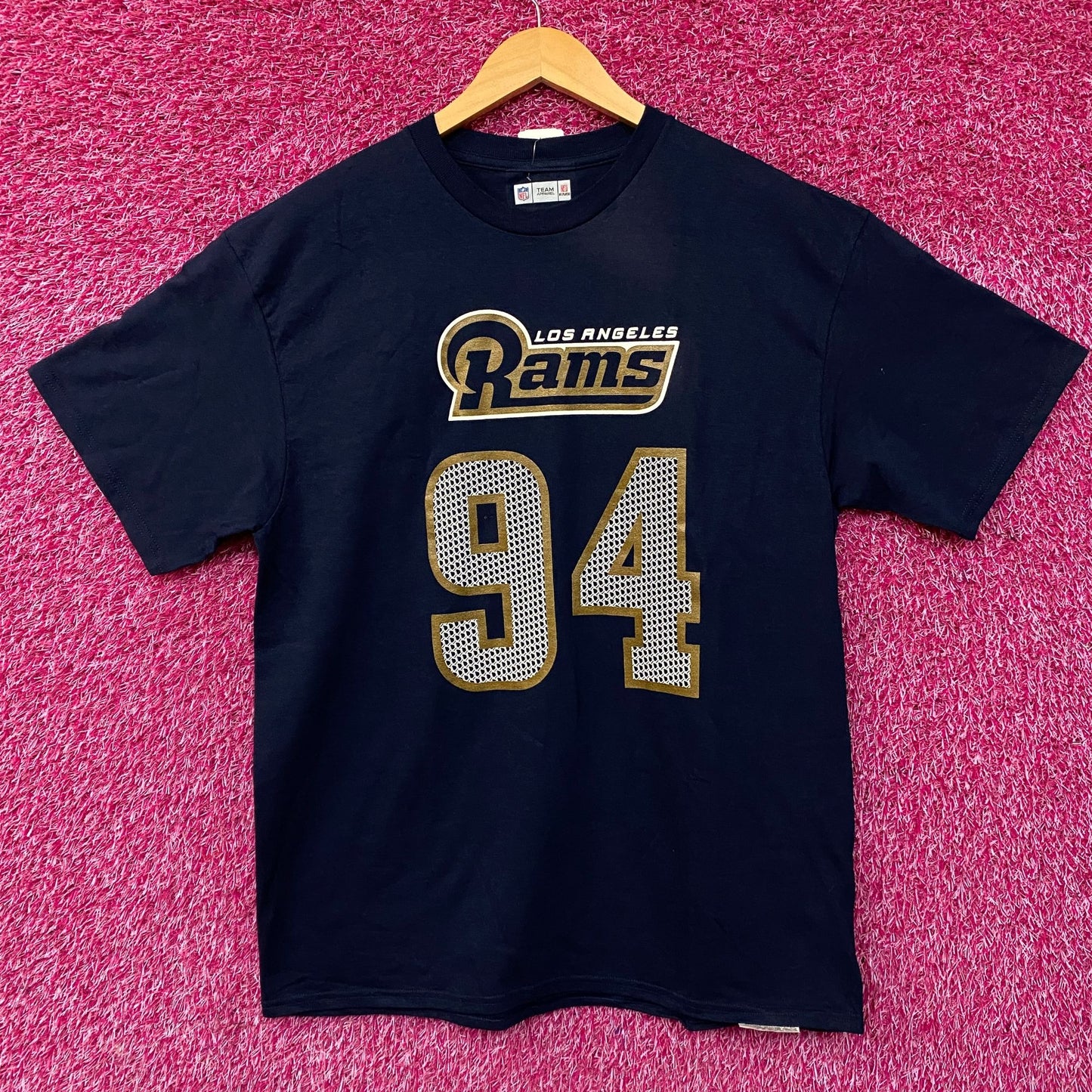 Team Apparel Los Angeles Rams Robert Quinn #94 T-Shirt Large