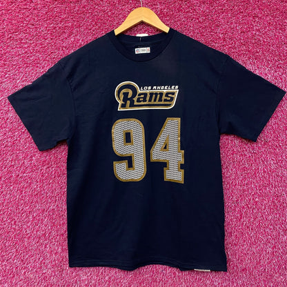 Team Apparel Los Angeles Rams Robert Quinn #94 T-Shirt Large