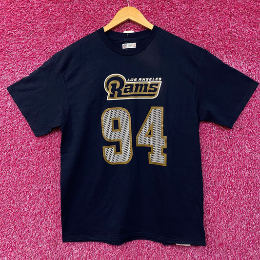 Team Apparel Los Angeles Rams Robert Quinn #94 T-Shirt Large