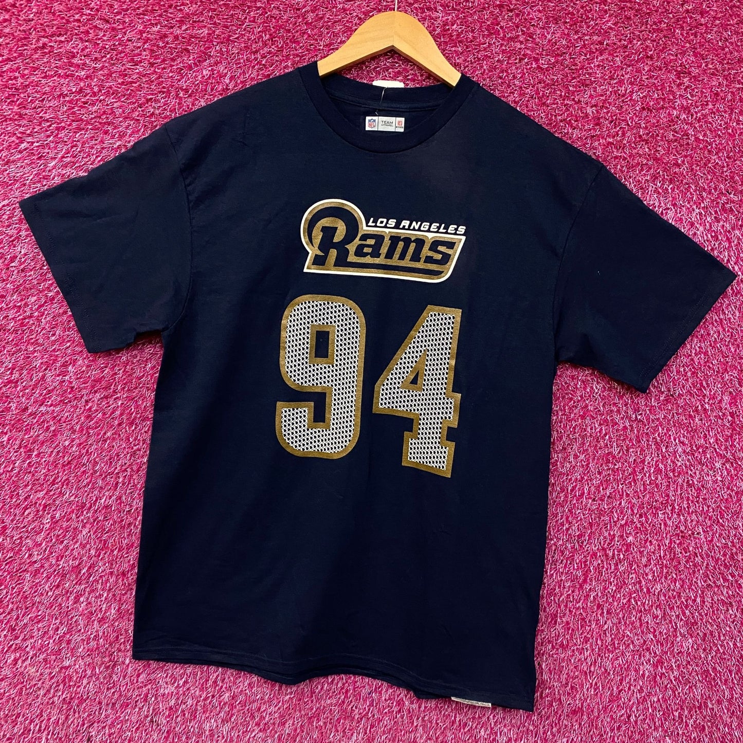 Team Apparel Los Angeles Rams Robert Quinn #94 T-Shirt Large