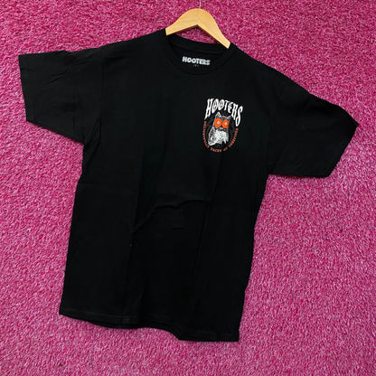 Hooters Praise Happy Hour Graphic T-Shirt Large