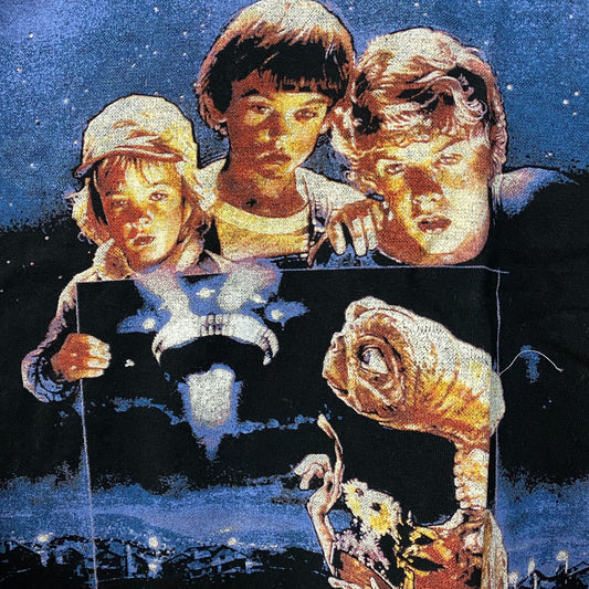 Junk Food E.T. Extra-Terrestrial Graphic Photograph T-Shirt Large