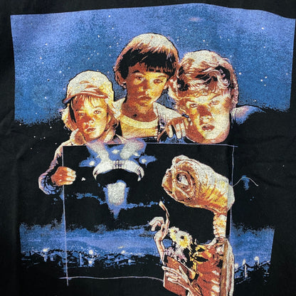 Junk Food E.T. Extra-Terrestrial Graphic Photograph T-Shirt Large
