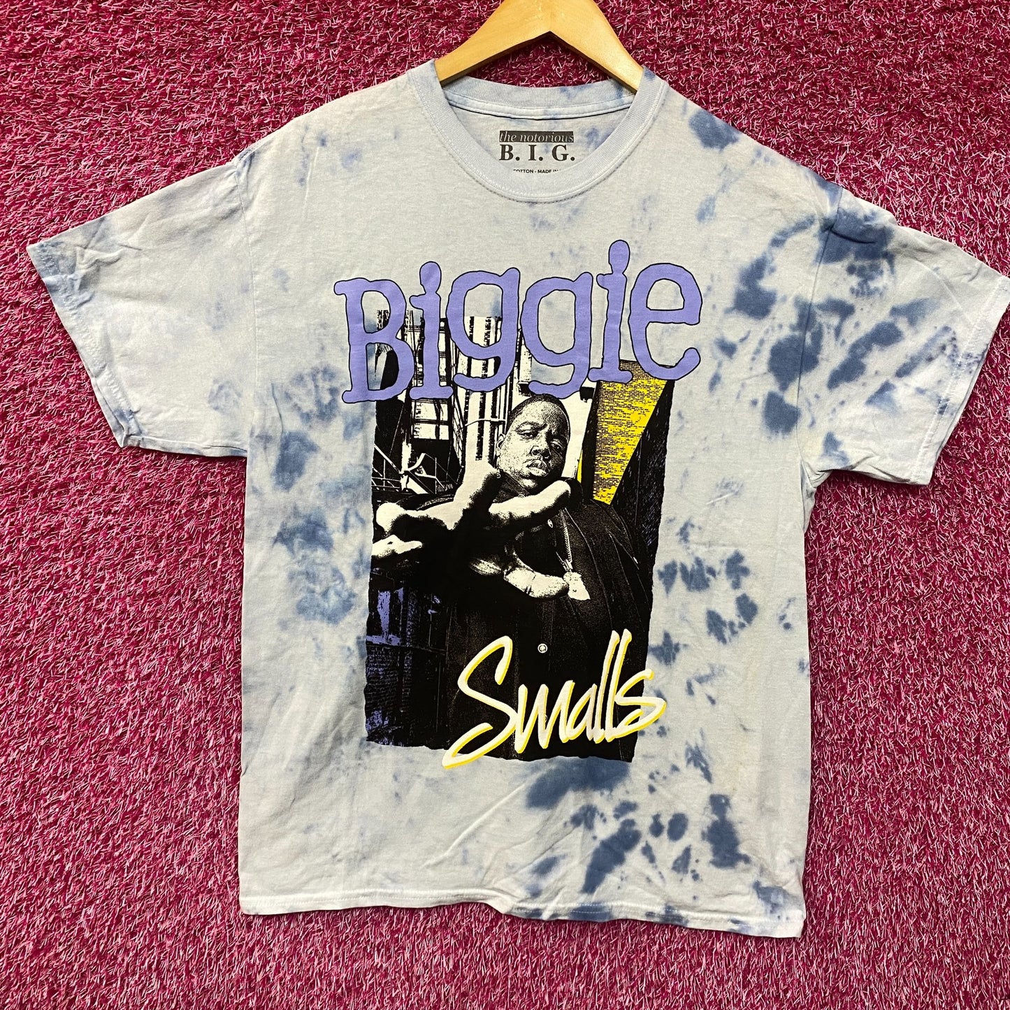 The Notorious B.I.G Biggie Smalls Tie Dye T-Shirt Large