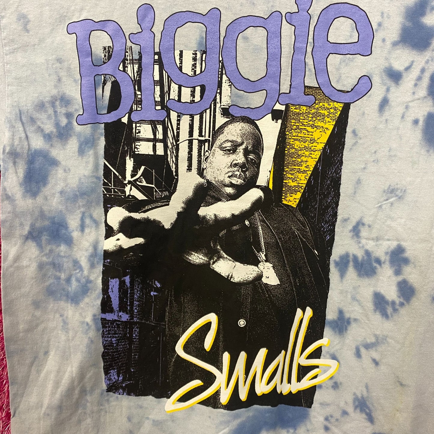The Notorious B.I.G Biggie Smalls Tie Dye T-Shirt Large