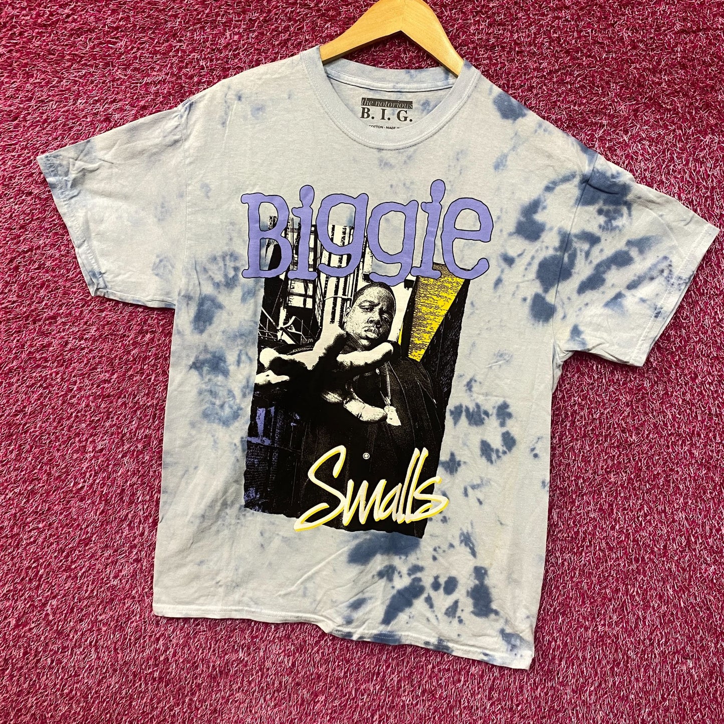 The Notorious B.I.G Biggie Smalls Tie Dye T-Shirt Large
