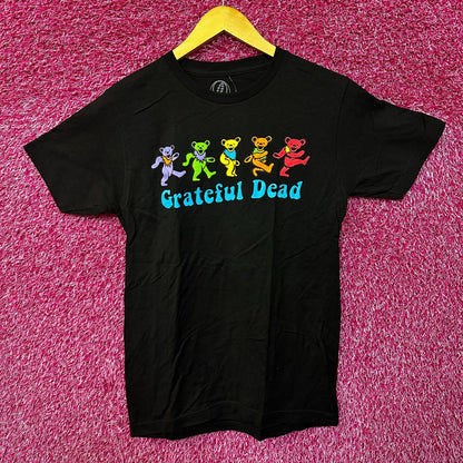 Grateful Dead Dancing Bears Psychedelic Rock Jam Band Tee S