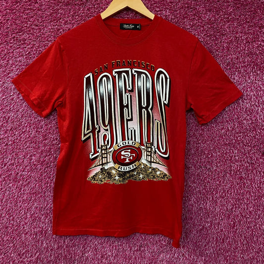 Junk Food Clothing San Francisco 49ers Gold Rush Vintage-Style Tee Small