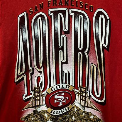 Junk Food Clothing San Francisco 49ers Gold Rush Vintage-Style Tee Small