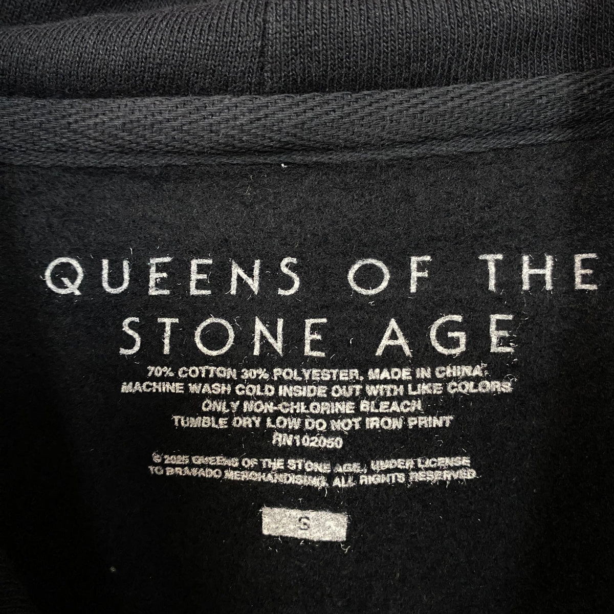 Queens of the Stone Age Like Clockwork Album Rock Band Hoodie Small