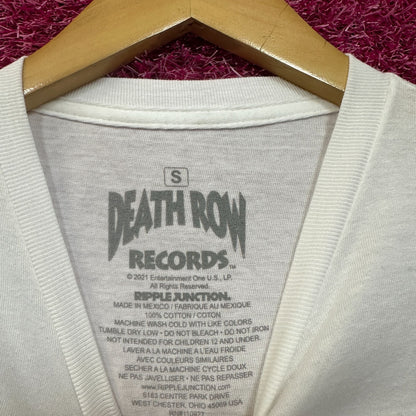 Death Row Records Puffy Electric Chair Inmate Logo Rap Tee S