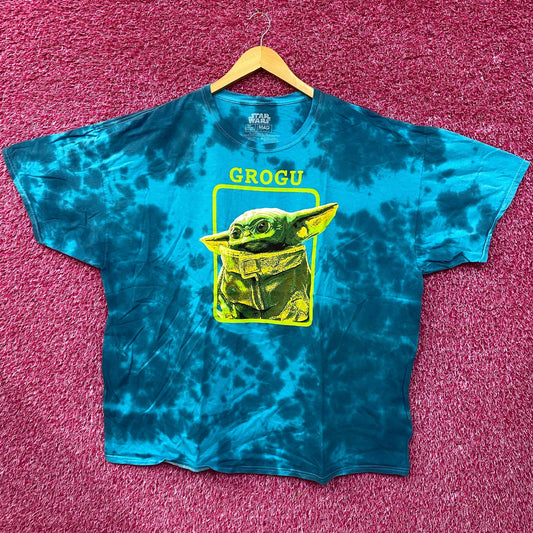 Star Wars Mandalorian Baby Grogu This Is The Way Tie Dye Graphic T-shirt 3XL