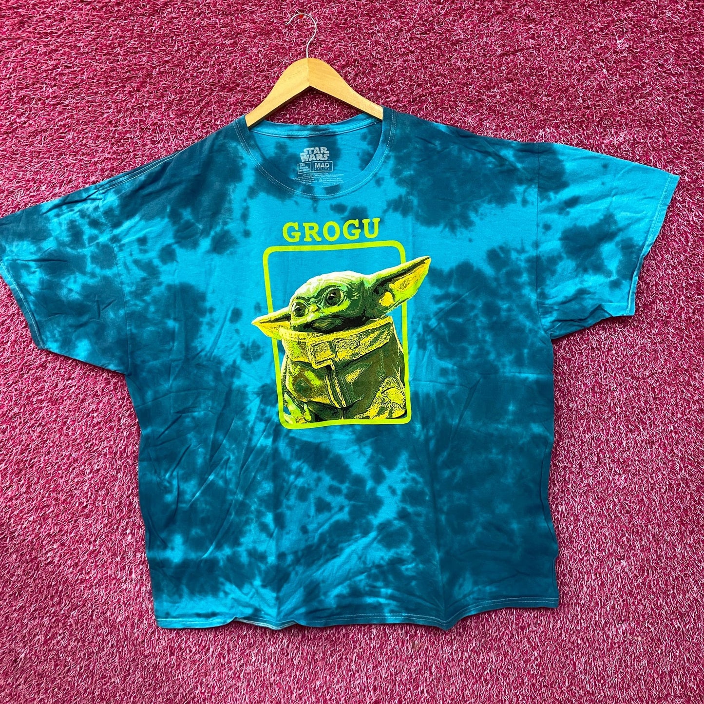 Star Wars Mandalorian Baby Grogu This Is The Way Tie Dye Graphic T-shirt 3XL