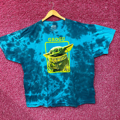 Star Wars Mandalorian Baby Grogu This Is The Way Tie Dye Graphic T-shirt 3XL