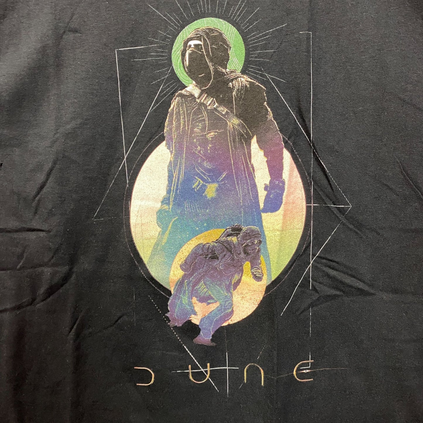 Dune SciFi Movie Character Paul Fremen Arrakis Sandworm T-Shirt XL