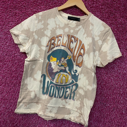 Junk Food Clothing Wonder Woman Believe in Wonder Tie-Dye T-Shirt XS
