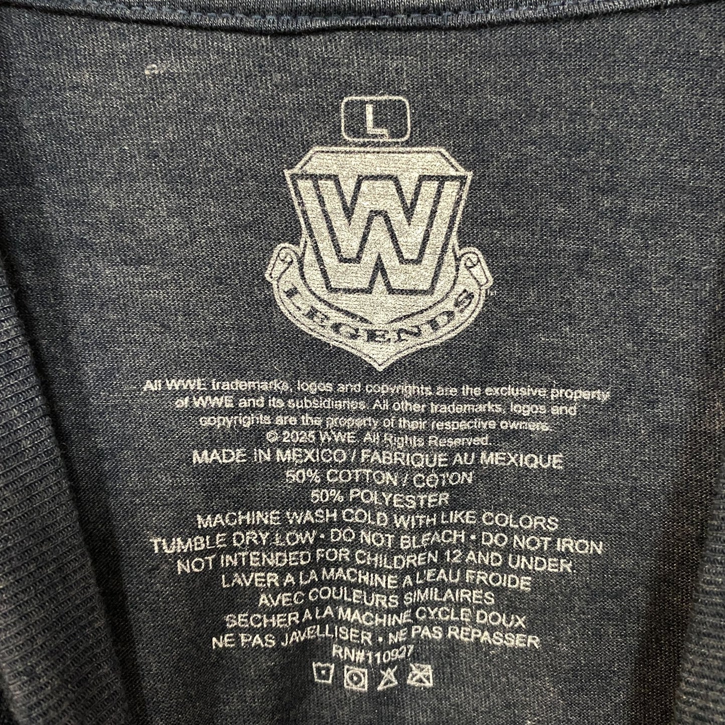 WWE Stone Cold Steve Austin Skull Graphic Design T-Shirt Large