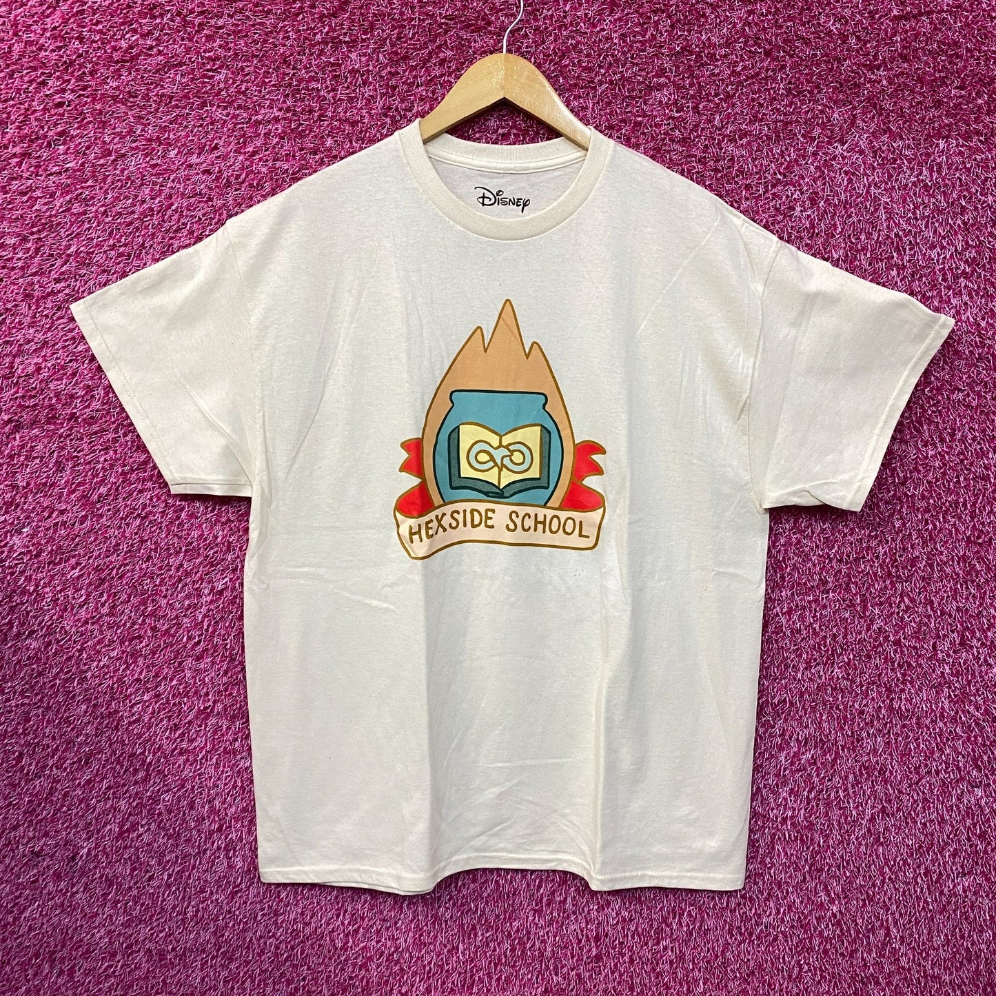 Disney The Owl House Hexside School of Magic and Demonics Symbol T-Shirt XL