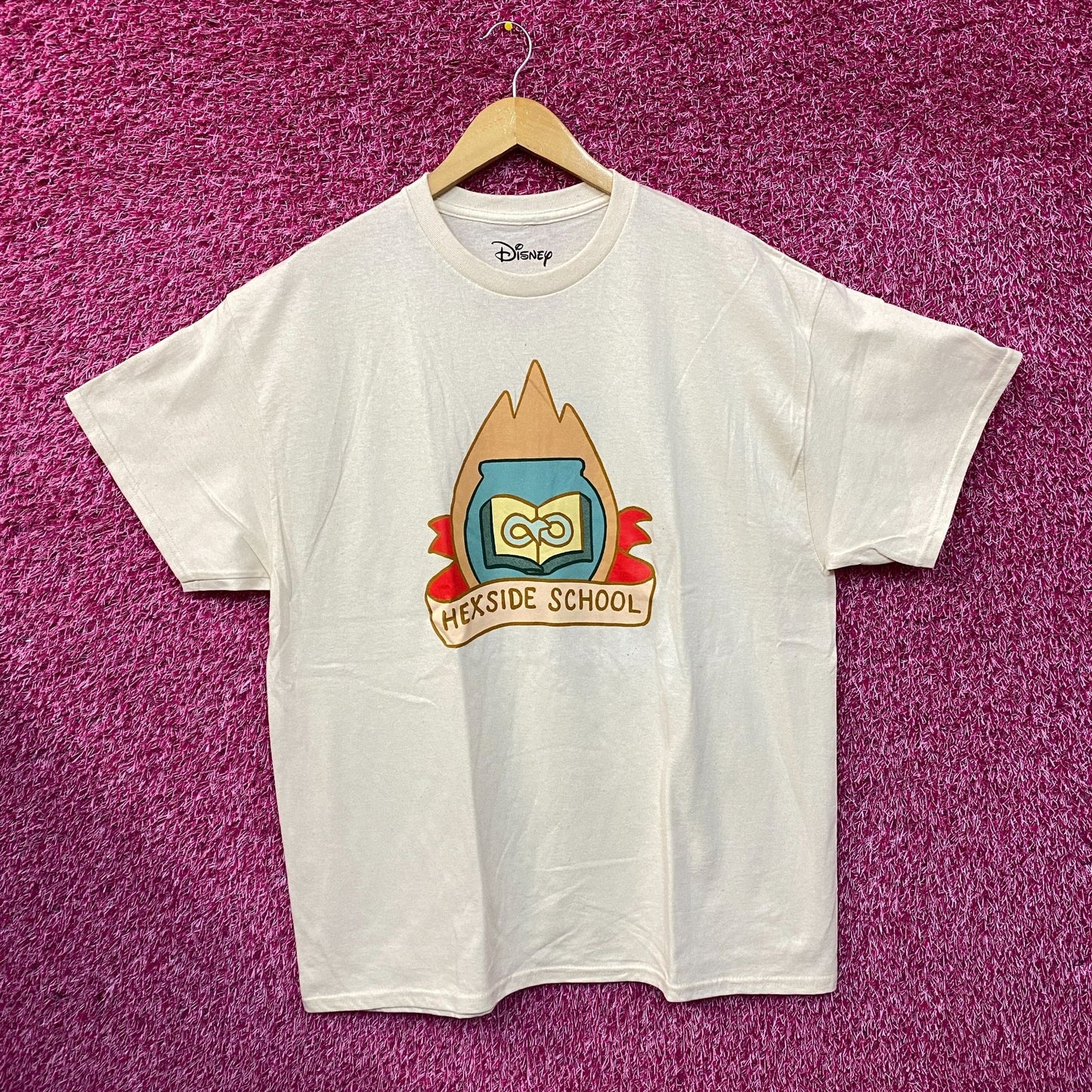 Disney The Owl House Hexside School of Magic and Demonics Symbol T-Shirt XL