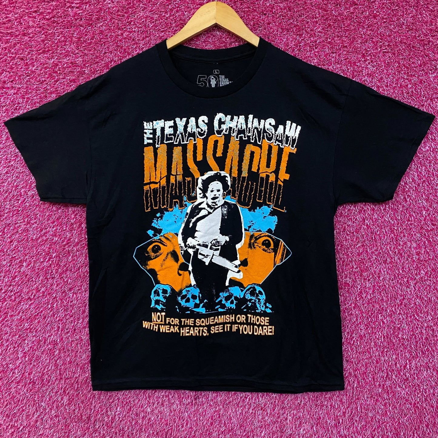 The Texas Chainsaw Massacre Who Will Survive Horror T-Shirt Large