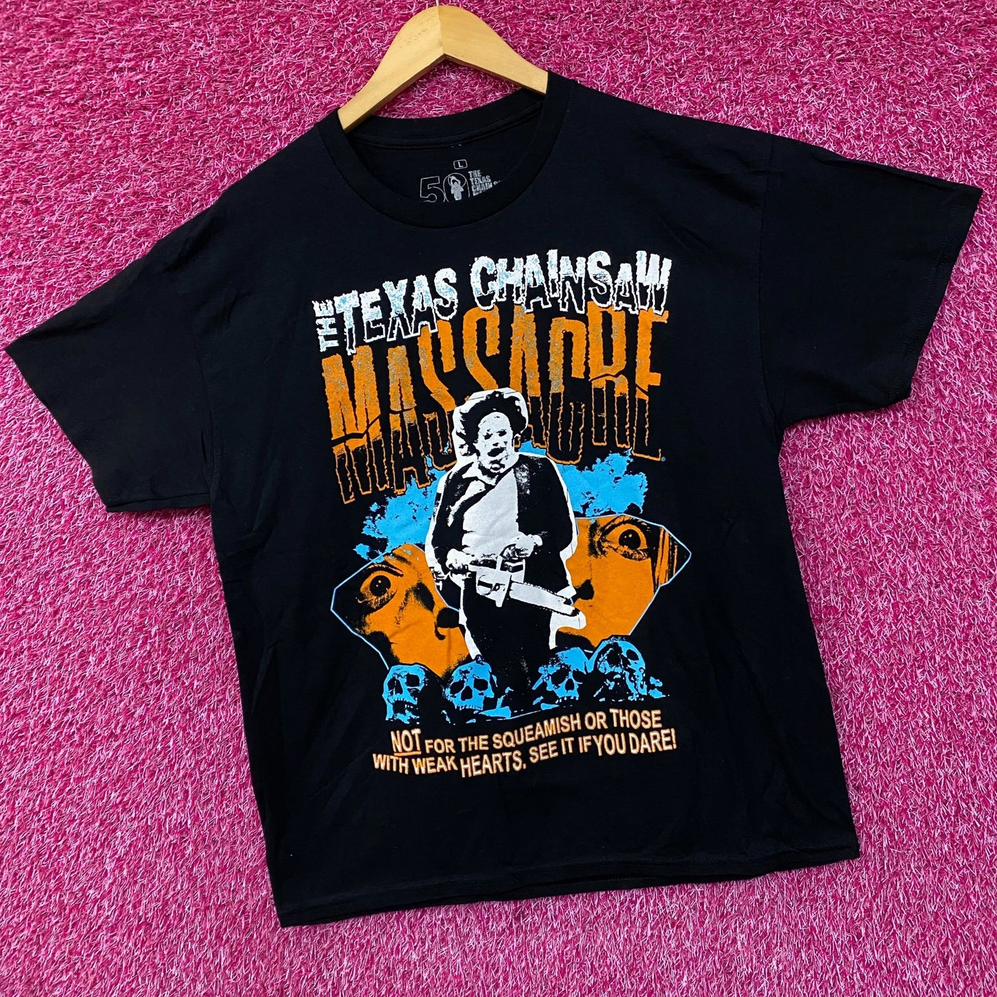 The Texas Chainsaw Massacre Who Will Survive Horror T-Shirt Large