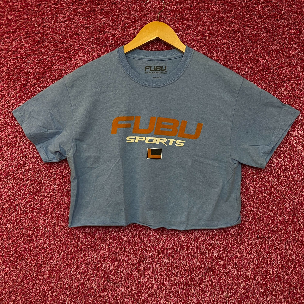Fubu Sports Logo Croptop Size Medium