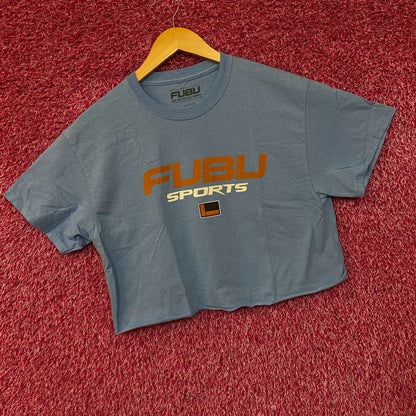 Fubu Sports Logo Croptop Size Medium