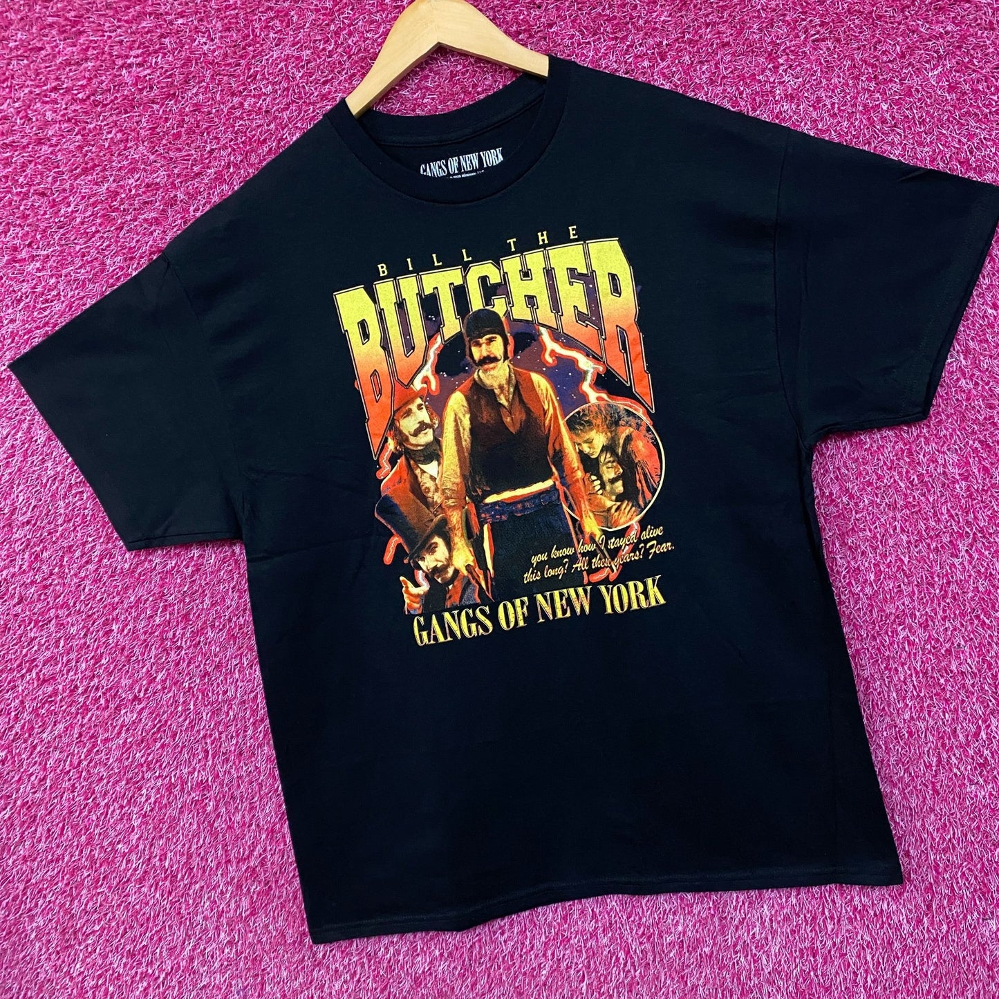 Bill the Butcher Gangs of New York Movie Promo T-Shirt XL